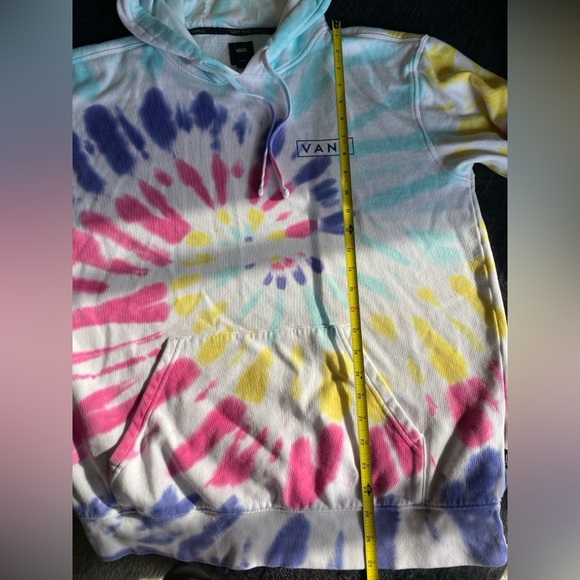 Vans New Age Pullover unisex Hoodie Rainbow Tie Dye medium - Picture 6 of 9